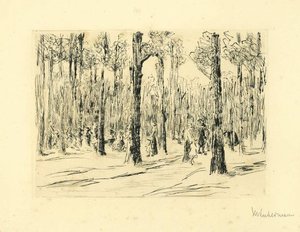 ティーアガルテン 作： Max Liebermann
